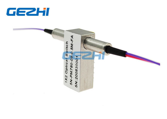 Faser-LWL-Schalter 780nm FC/APC 1x2 P.M. Polarisation